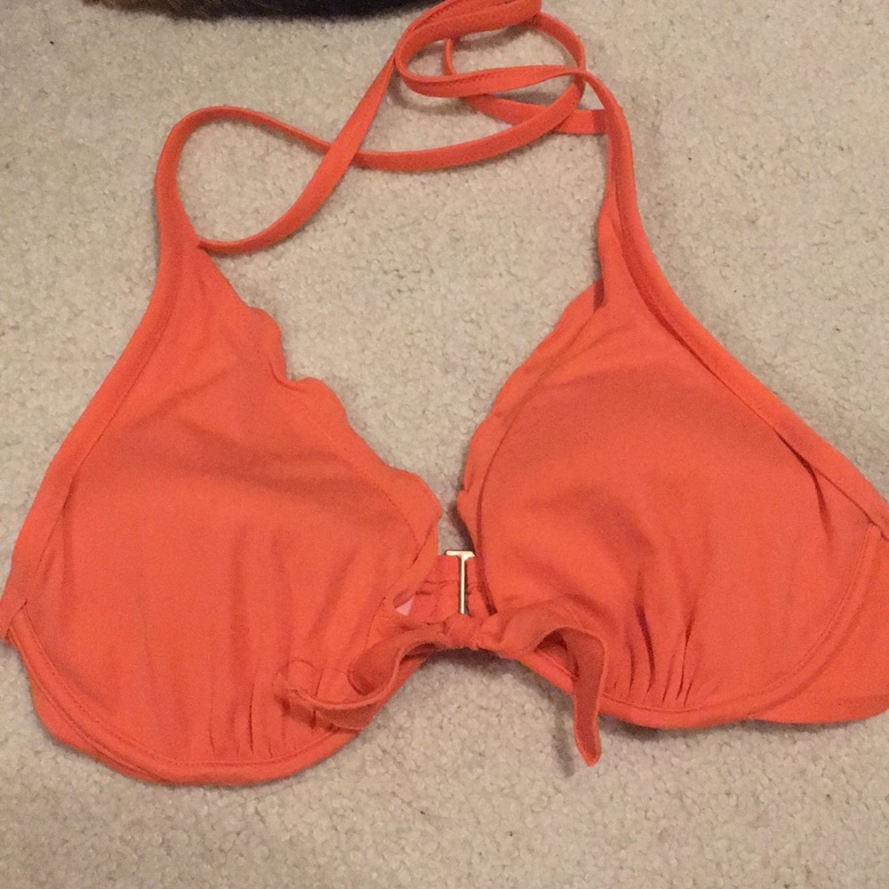 Orange Victoria's Secret Bikini Top